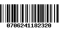 Código de Barras 0706241182320