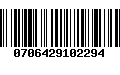 Código de Barras 0706429102294