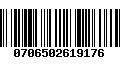 Código de Barras 0706502619176