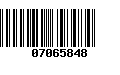 Código de Barras 07065848