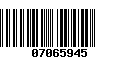 Código de Barras 07065945