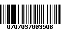 Código de Barras 0707037003508