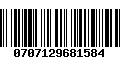 Código de Barras 0707129681584