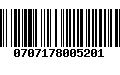 Código de Barras 0707178005201