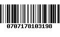 Código de Barras 0707178103198