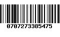 Código de Barras 0707273385475