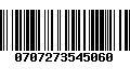 Código de Barras 0707273545060