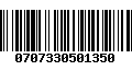 Código de Barras 0707330501350