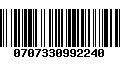 Código de Barras 0707330992240