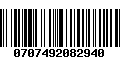 Código de Barras 0707492082940