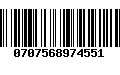 Código de Barras 0707568974551