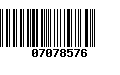 Código de Barras 07078576