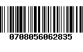 Código de Barras 0708056062835