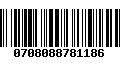 Código de Barras 0708088781186