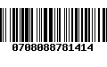 Código de Barras 0708088781414