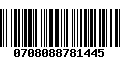 Código de Barras 0708088781445