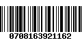 Código de Barras 0708163921162