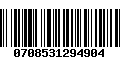 Código de Barras 0708531294904