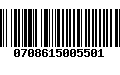 Código de Barras 0708615005501