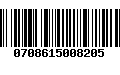 Código de Barras 0708615008205