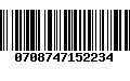 Código de Barras 0708747152234