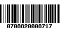 Código de Barras 0708820008717