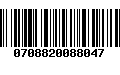 Código de Barras 0708820088047