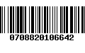 Código de Barras 0708820106642