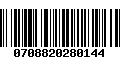 Código de Barras 0708820280144