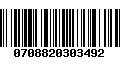 Código de Barras 0708820303492