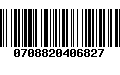 Código de Barras 0708820406827