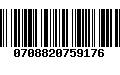 Código de Barras 0708820759176