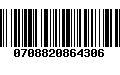 Código de Barras 0708820864306