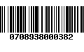 Código de Barras 0708938000382