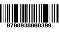 Código de Barras 0708938000399