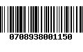 Código de Barras 0708938001150