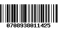 Código de Barras 0708938011425