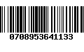 Código de Barras 0708953641133