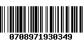 Código de Barras 0708971930349