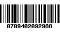 Código de Barras 0709402092988