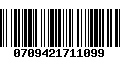 Código de Barras 0709421711099