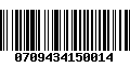 Código de Barras 0709434150014