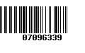 Código de Barras 07096339