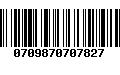 Código de Barras 0709870707827