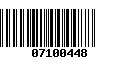 Código de Barras 07100448