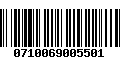 Código de Barras 0710069005501