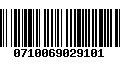 Código de Barras 0710069029101