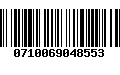 Código de Barras 0710069048553