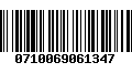 Código de Barras 0710069061347