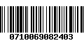 Código de Barras 0710069082403